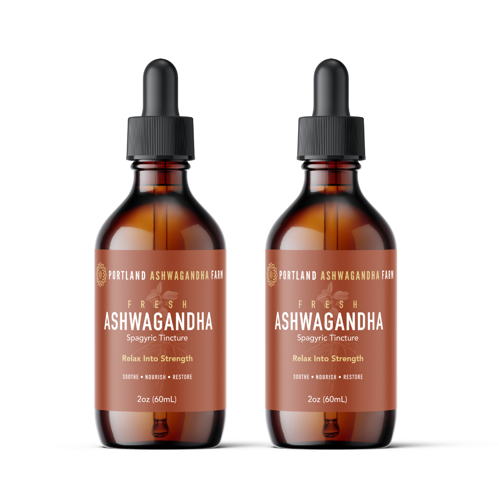 Ashwagandha Duo Pack: 2 x 2oz Bottles