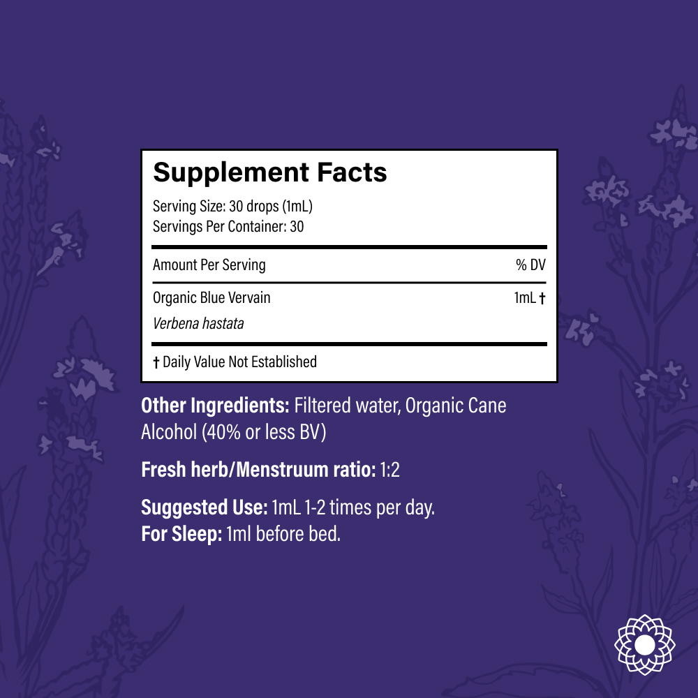 Blue Vervain - Fresh Spagyric Tincture