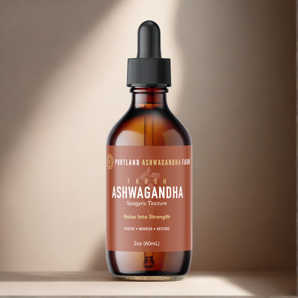 Ashwagandha Fresh Spagyric Tincture — the nightly ritual in Pat's story